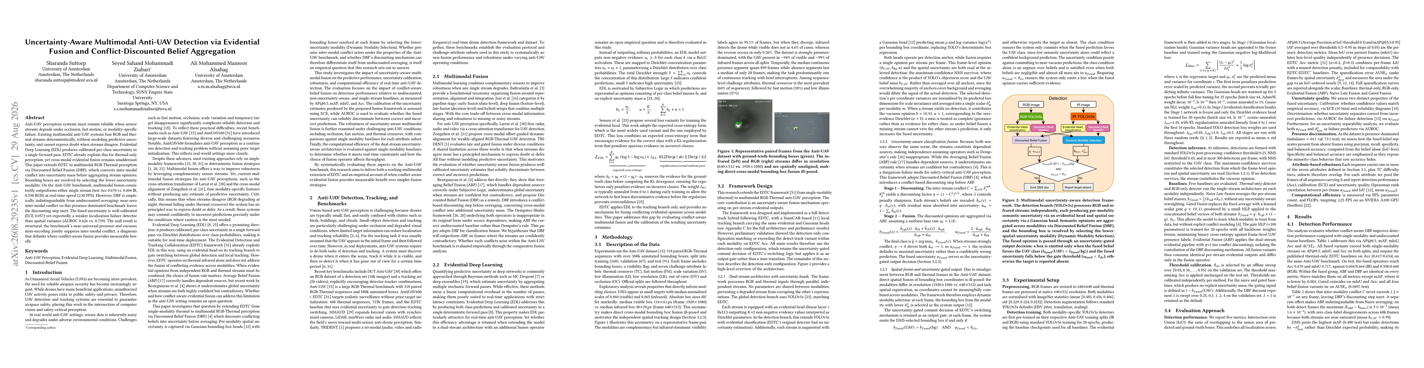 Thumbnail for Uncertainty-Aware Multimodal Anti-UAV Detection via Evidential Fusion and Conflict-Discounted Belief Aggregation