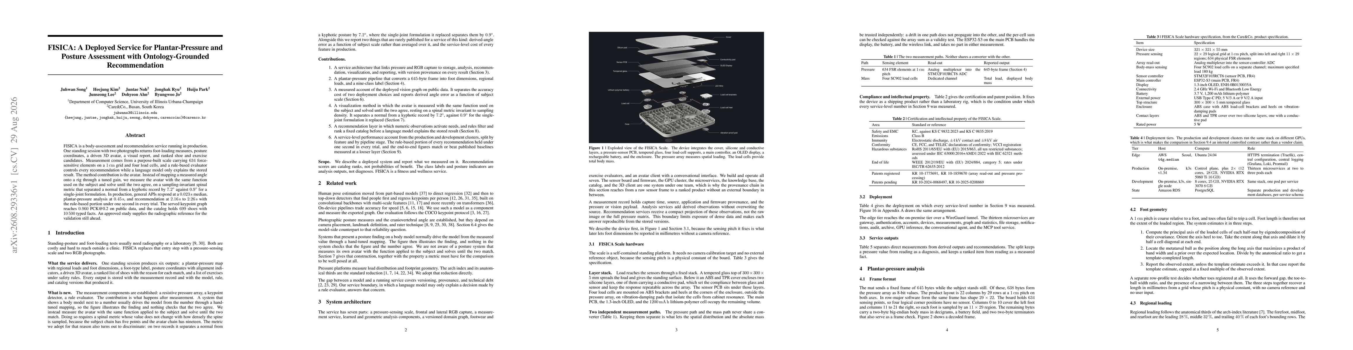 Thumbnail for FISICA: A Deployed Service for Plantar-Pressure and Posture Assessment with Ontology-Grounded Recommendation
