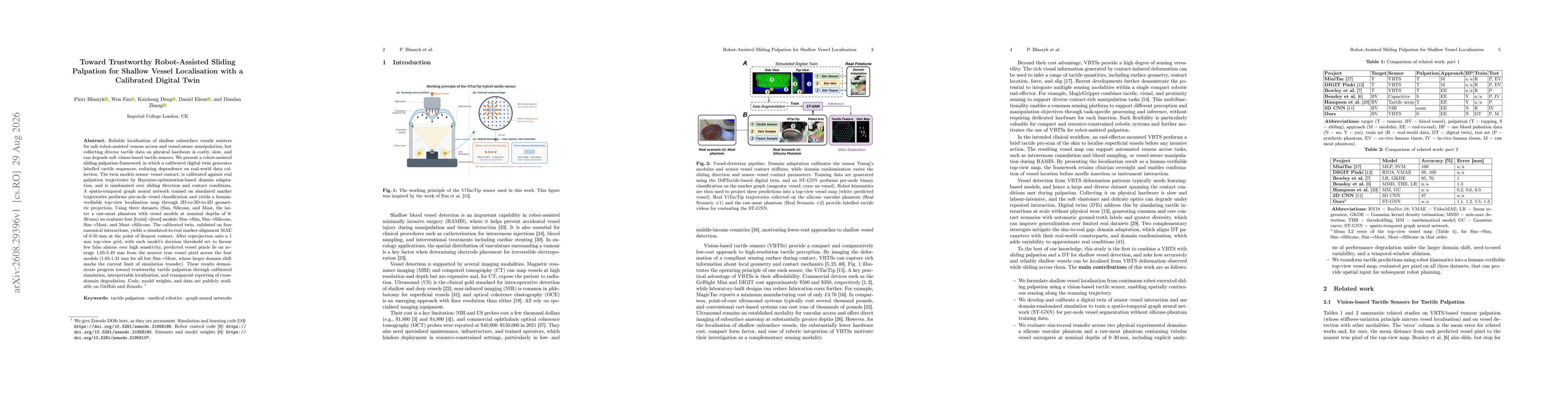 Thumbnail for Toward Trustworthy Robot-Assisted Sliding Palpation for Shallow Vessel Localisation with a Calibrated Digital Twin