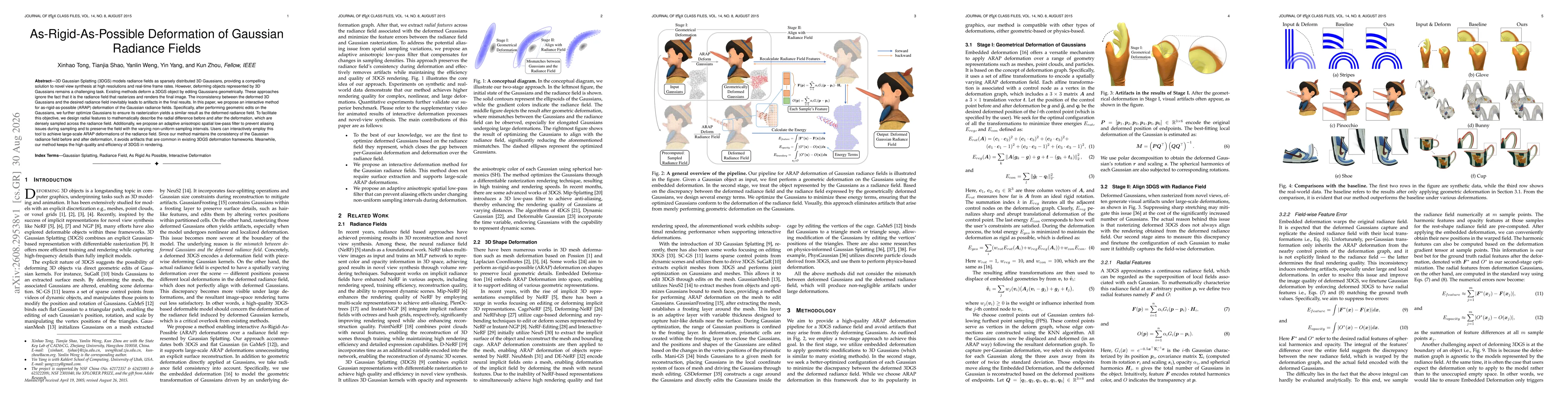 Thumbnail for As-Rigid-As-Possible Deformation of Gaussian Radiance Fields