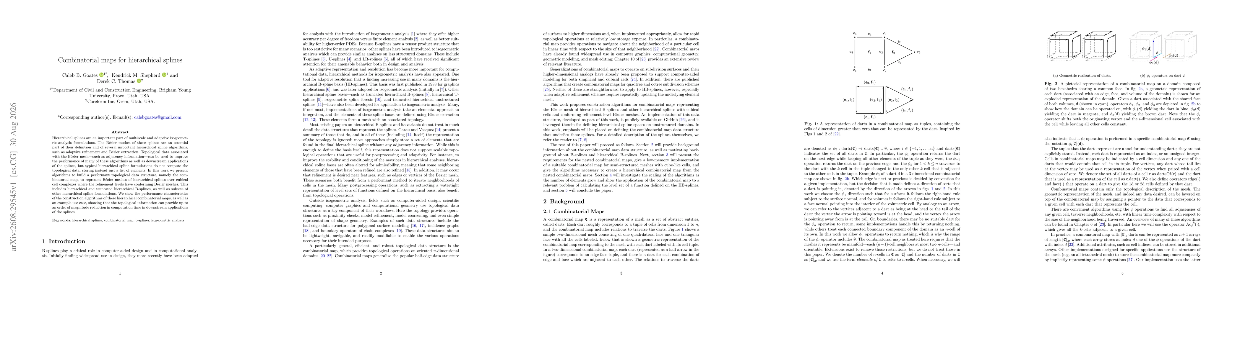 Thumbnail for Combinatorial maps for hierarchical splines