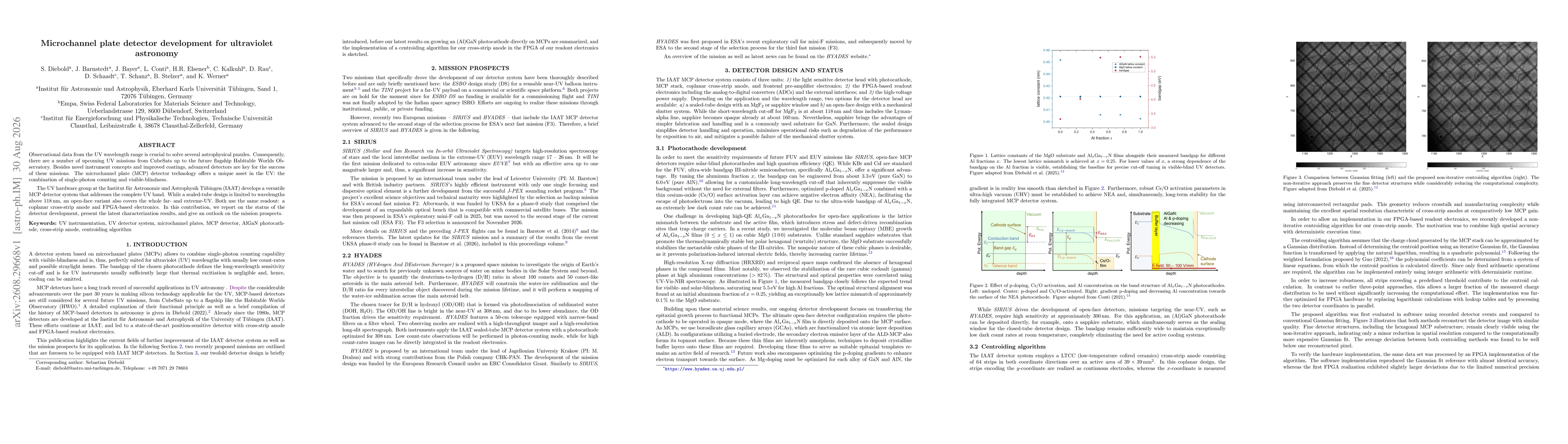 Thumbnail for Microchannel plate detector development for ultraviolet astronomy