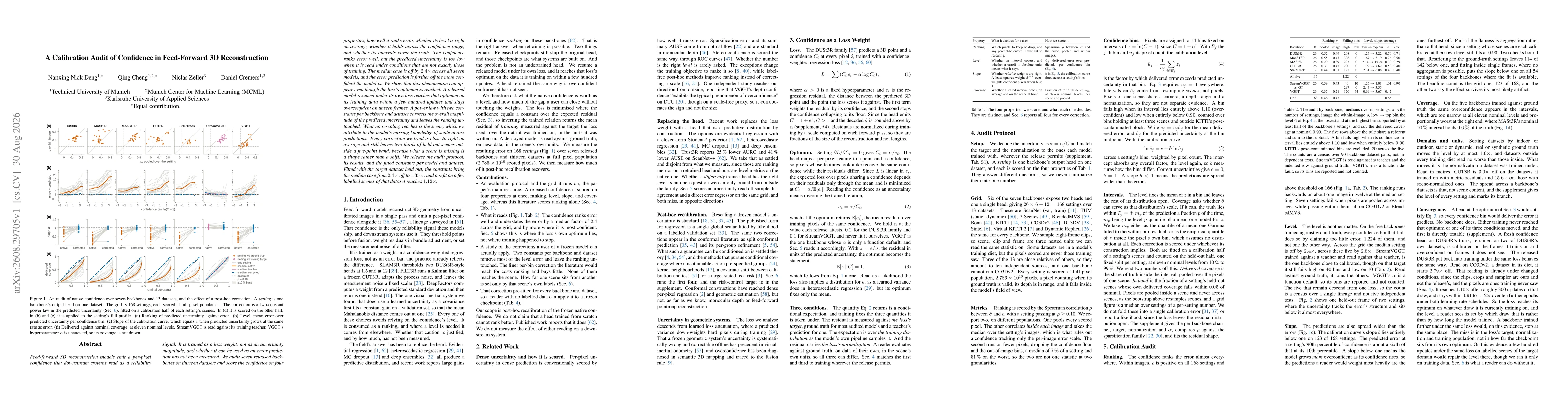 Thumbnail for A Calibration Audit of Confidence in Feed-Forward 3D Reconstruction