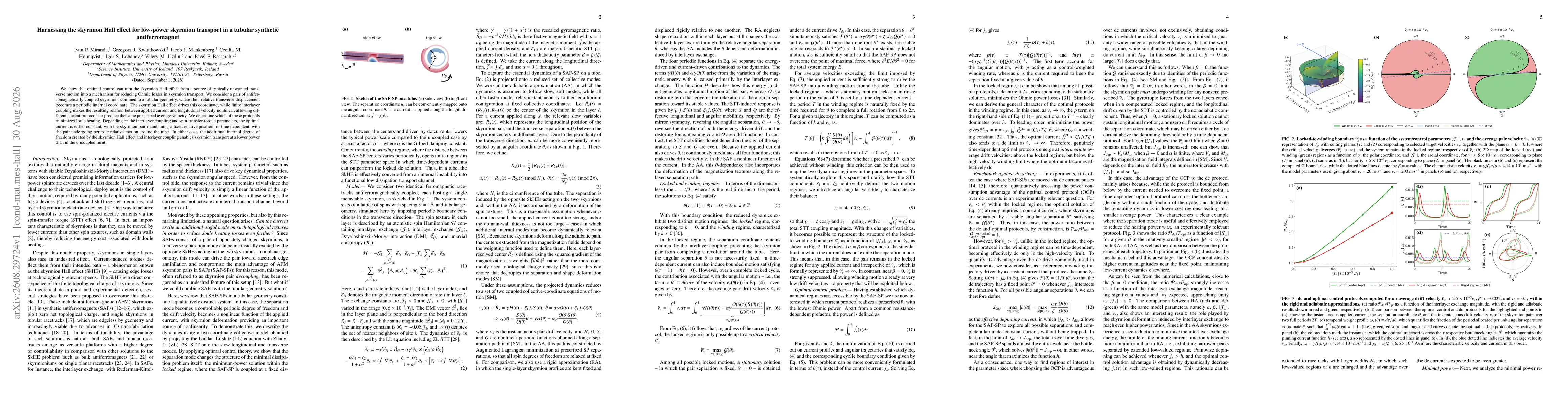 Thumbnail for Harnessing the skyrmion Hall effect for low-power skyrmion transport in a tubular synthetic antiferromagnet