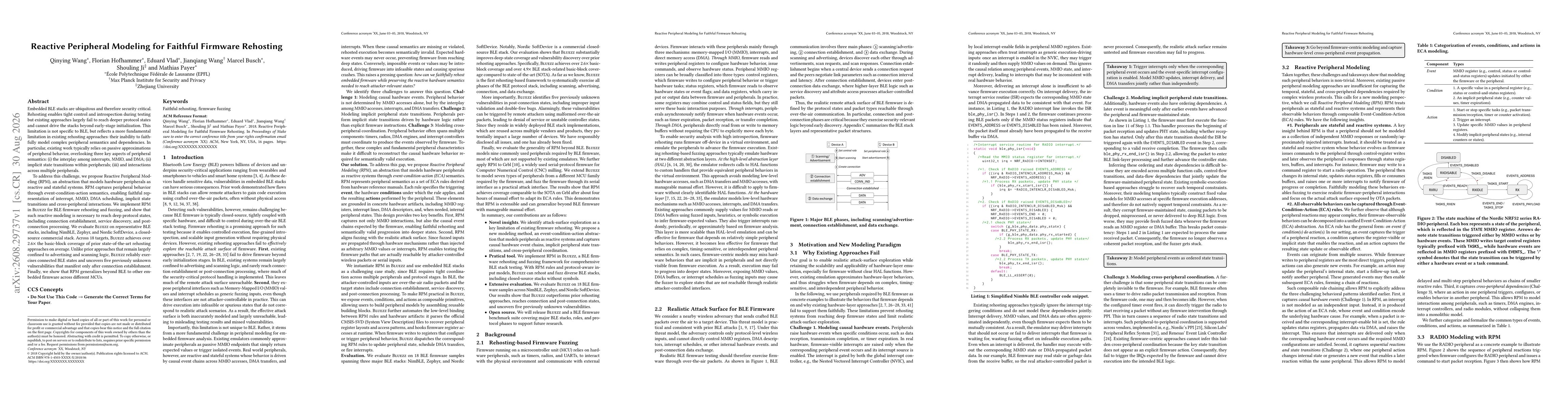 Thumbnail for Reactive Peripheral Modeling for Faithful Firmware Rehosting