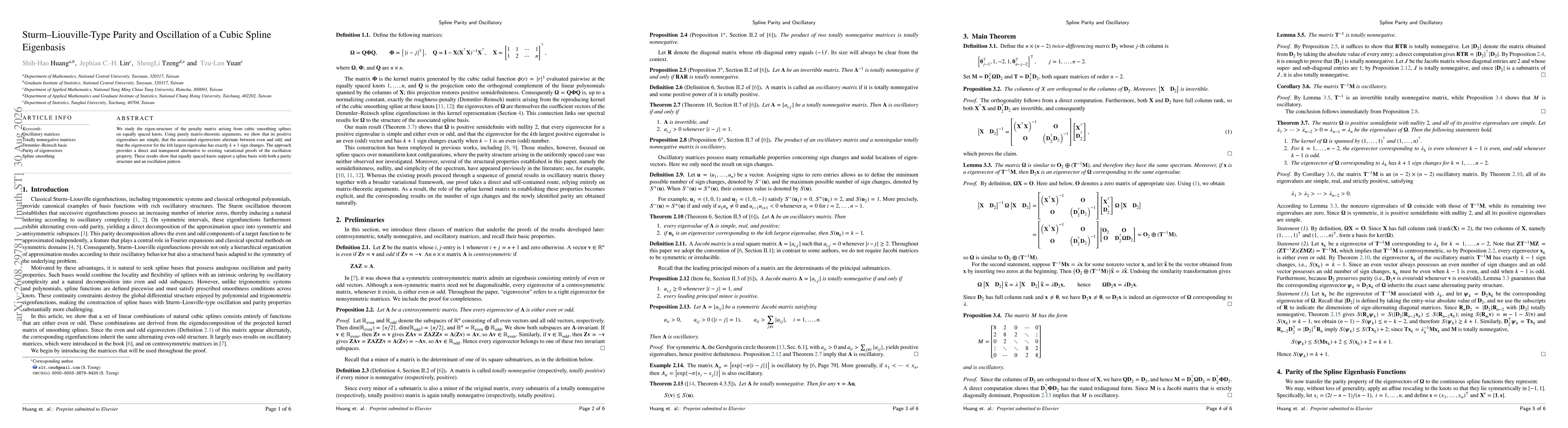 Thumbnail for Sturm-Liouville-Type Parity and Oscillation of a Cubic Spline Eigenbasis