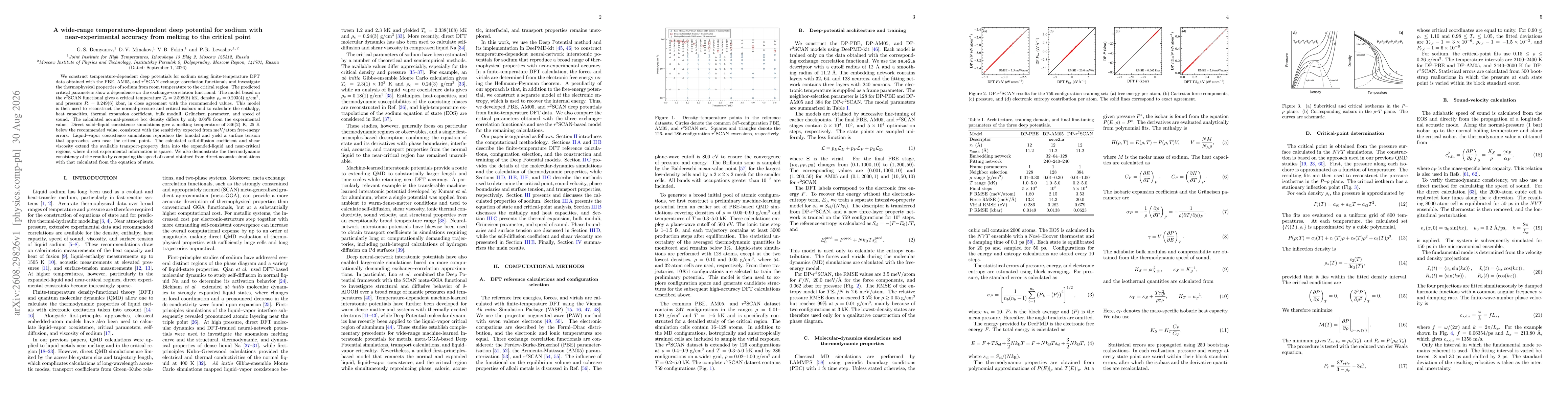 Thumbnail for A wide-range temperature-dependent deep potential for sodium with near-experimental accuracy from melting to the critical point