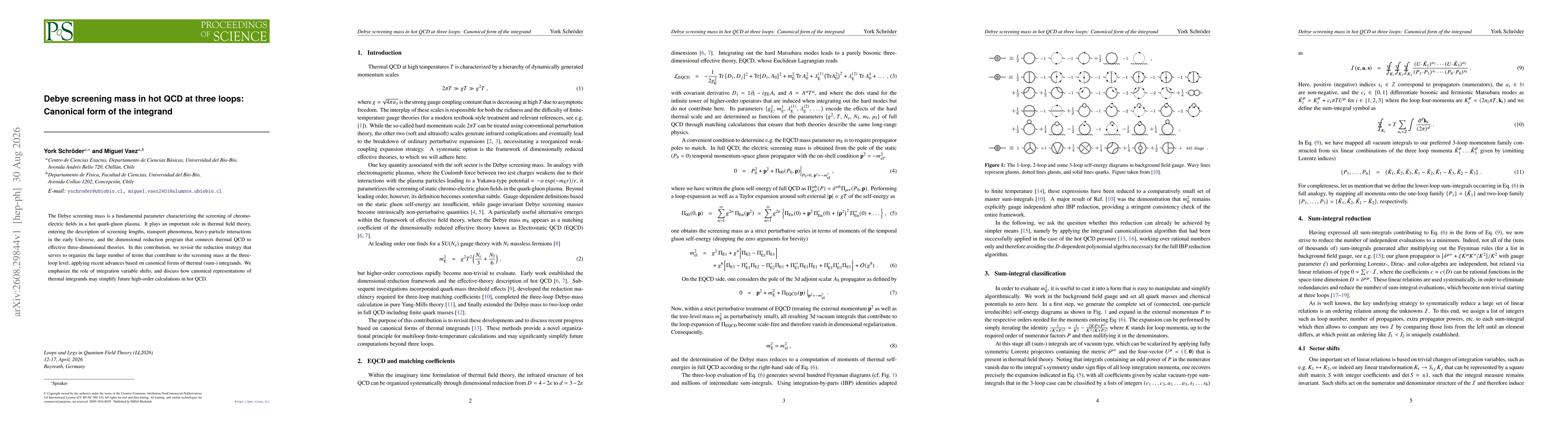 Thumbnail for Debye screening mass in hot QCD at three loops: Canonical form of the integrand