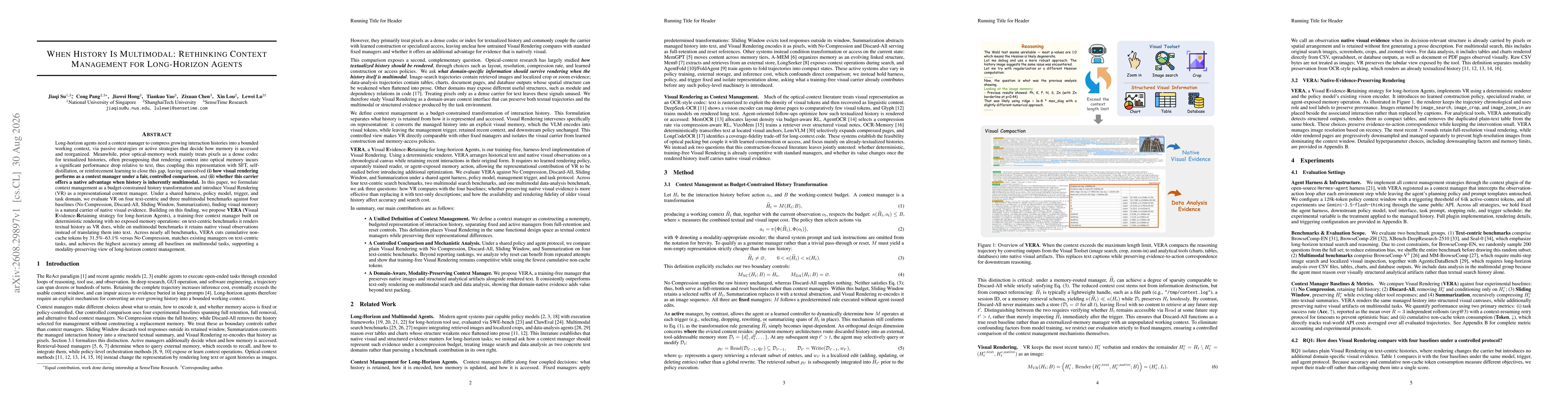 Thumbnail for When History Is Multimodal: Rethinking Context Management for Long-Horizon Agents