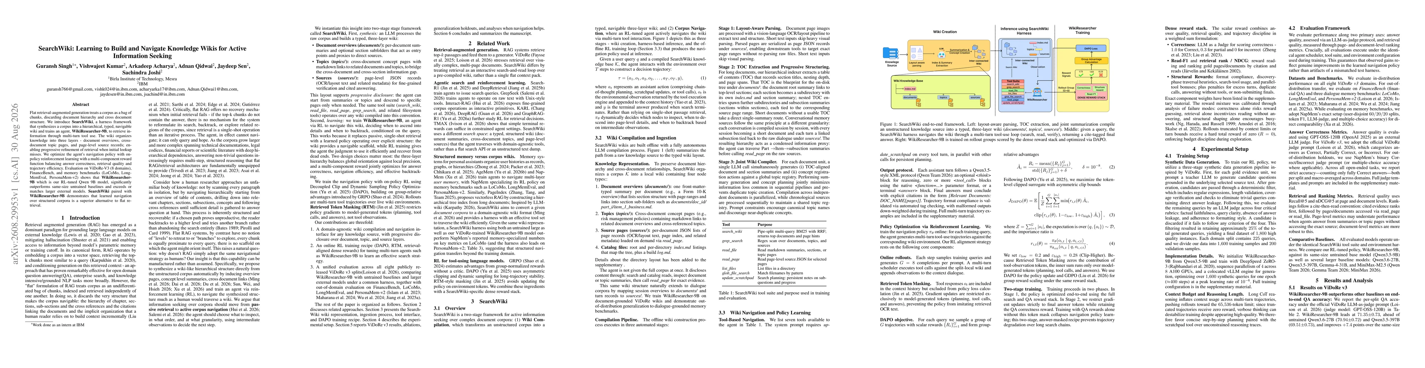Thumbnail for SearchWiki: Learning to Build and Navigate Knowledge Wikis for Active Information Seeking