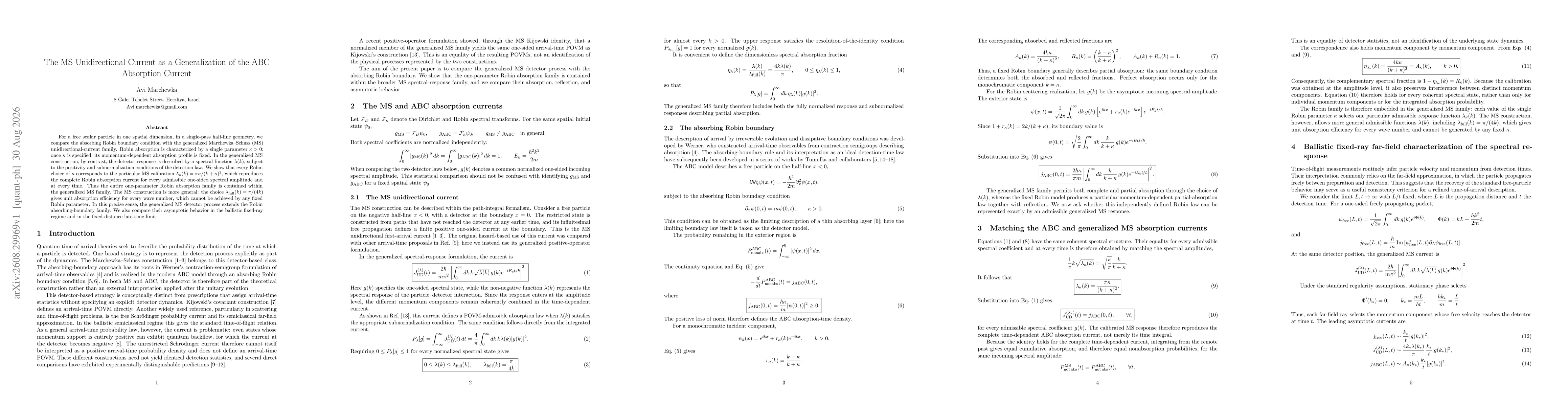 Thumbnail for The MS Unidirectional Current as a Generalization of the ABC Absorption Current