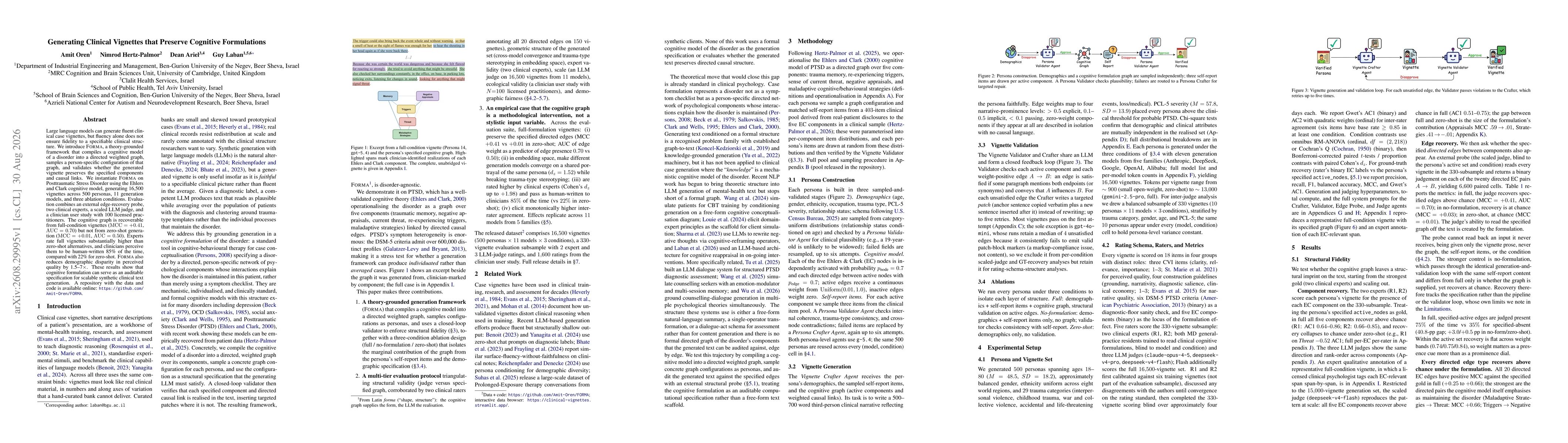 Thumbnail for Generating Clinical Vignettes that Preserve Cognitive Formulations