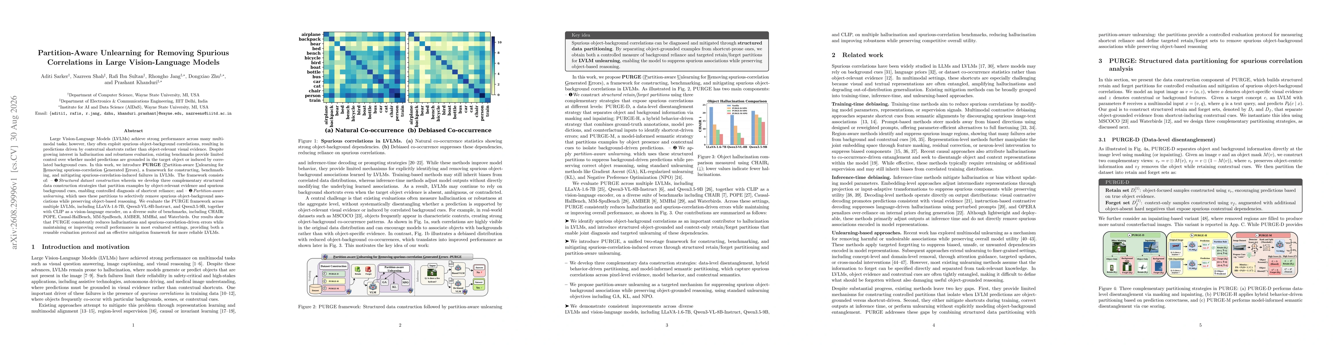 Thumbnail for Partition-Aware Unlearning for Removing Spurious Correlations in Large Vision-Language Models