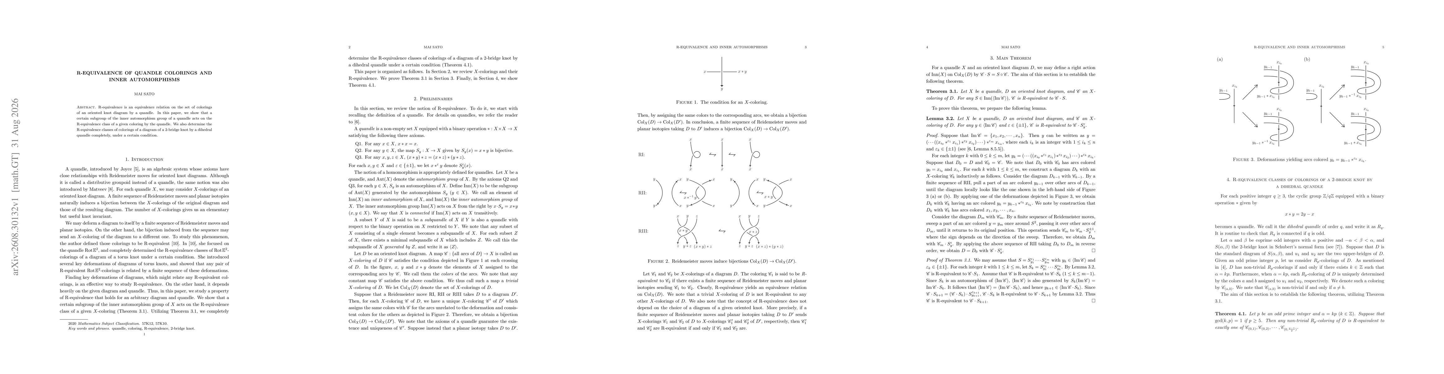 Thumbnail for R-equivalence of quandle colorings and inner automorphisms