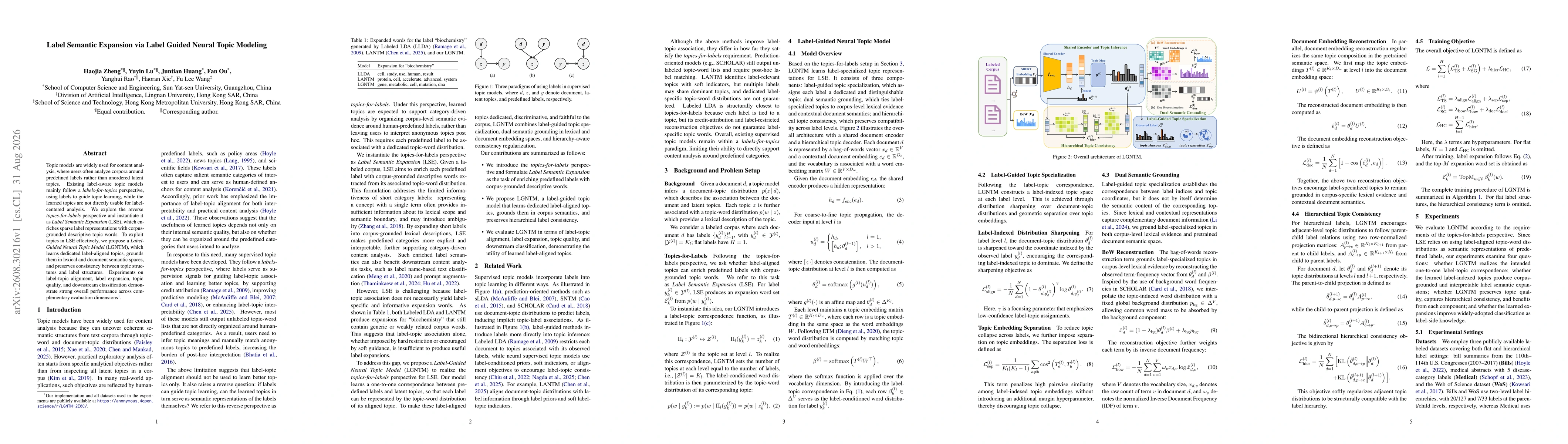 Thumbnail for Label Semantic Expansion via Label Guided Neural Topic Modeling