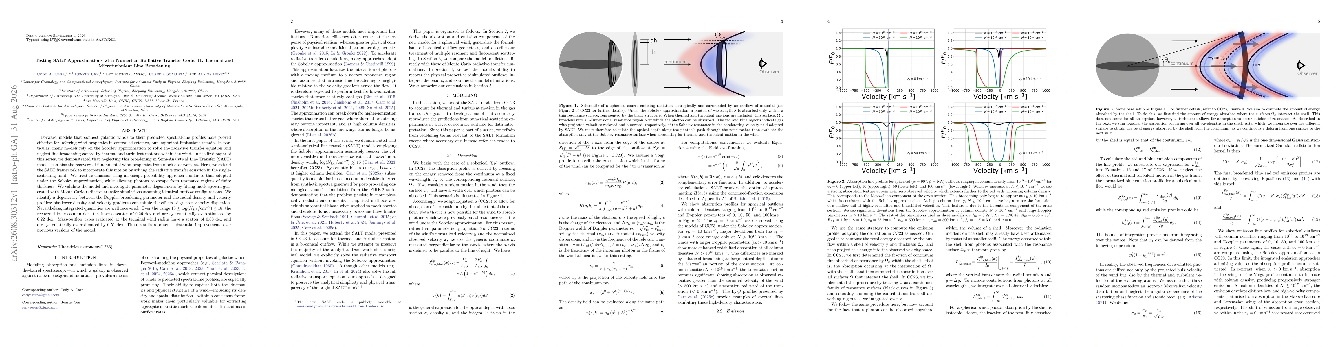 Thumbnail for Testing SALT Approximations with Numerical Radiative Transfer Code. II. Thermal and Microturbulent Line Broadening