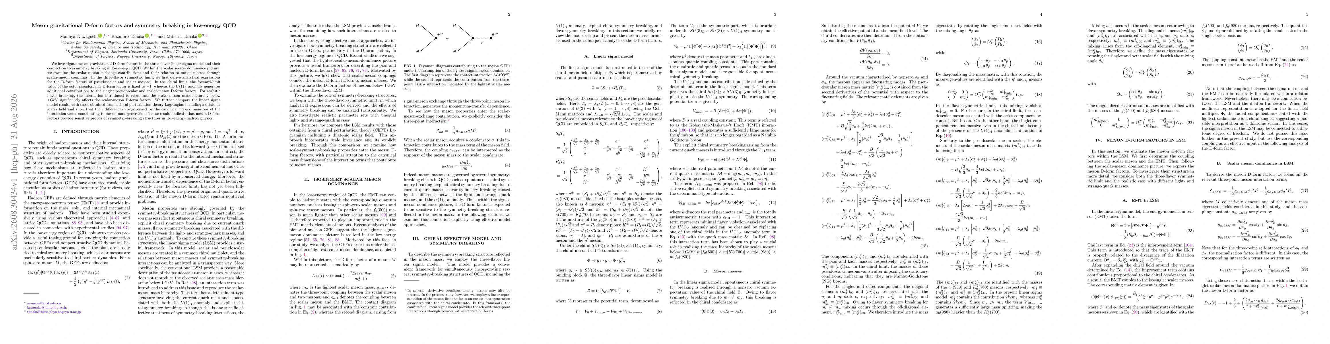 Thumbnail for Meson gravitational D-form factors and symmetry breaking in low-energy QCD