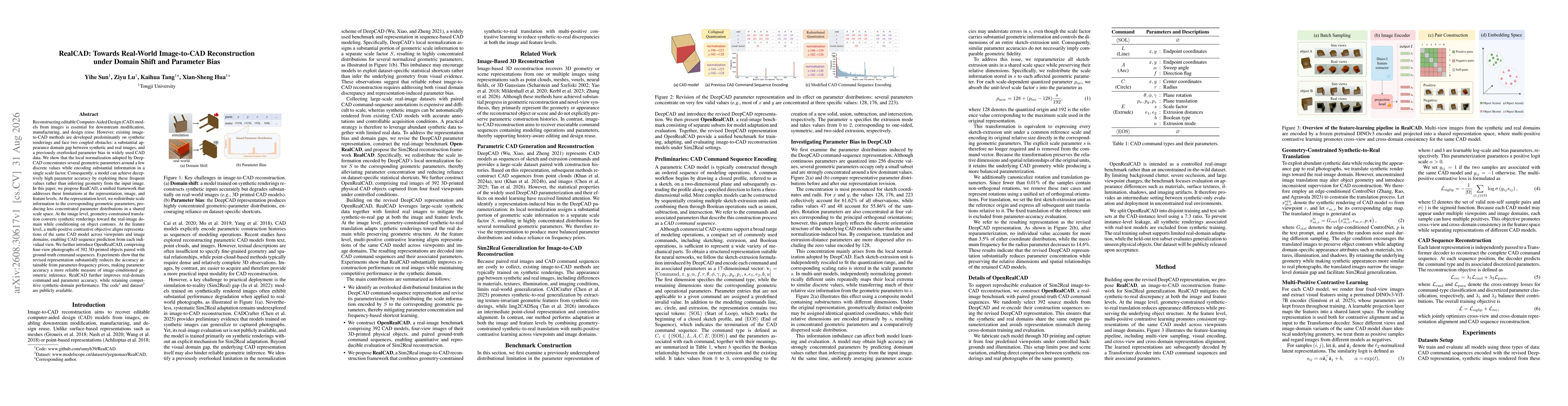 Thumbnail for RealCAD: Towards Real-World Image-to-CAD Reconstruction under Domain Shift and Parameter Bias