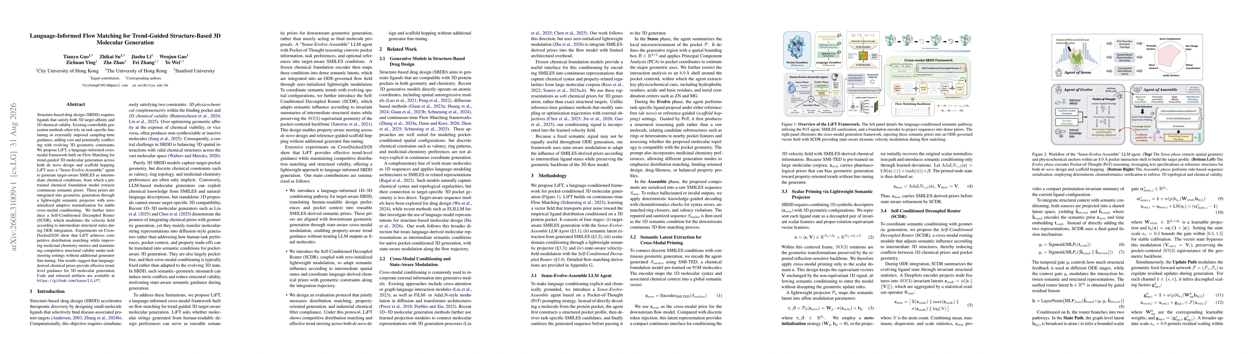 Thumbnail for Language-Informed Flow Matching for Trend-Guided Structure-Based 3D Molecular Generation