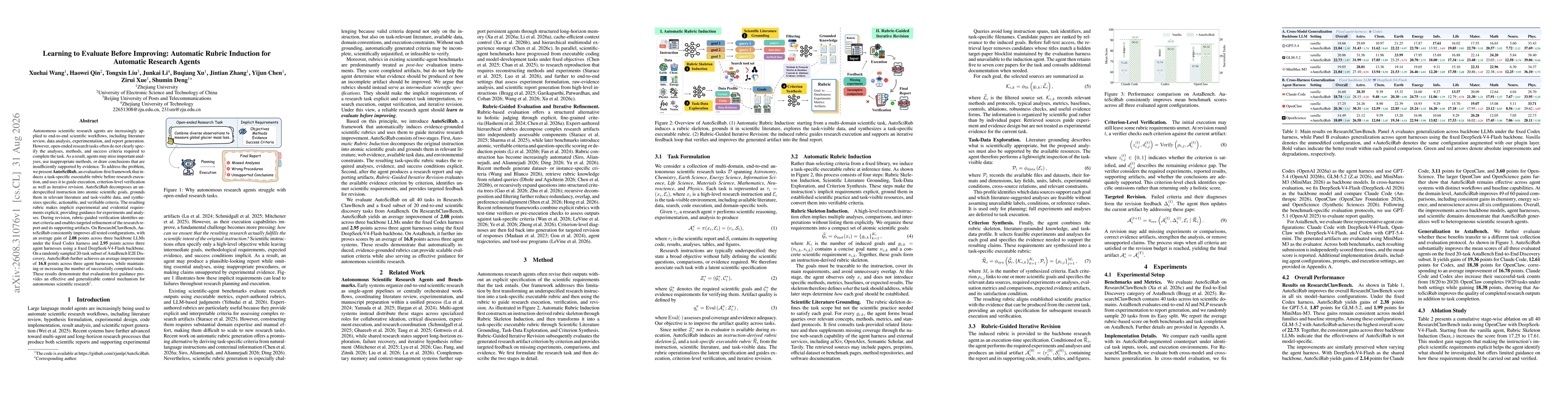 Thumbnail for Learning to Evaluate Before Improving: Automatic Rubric Induction for Automatic Research Agents