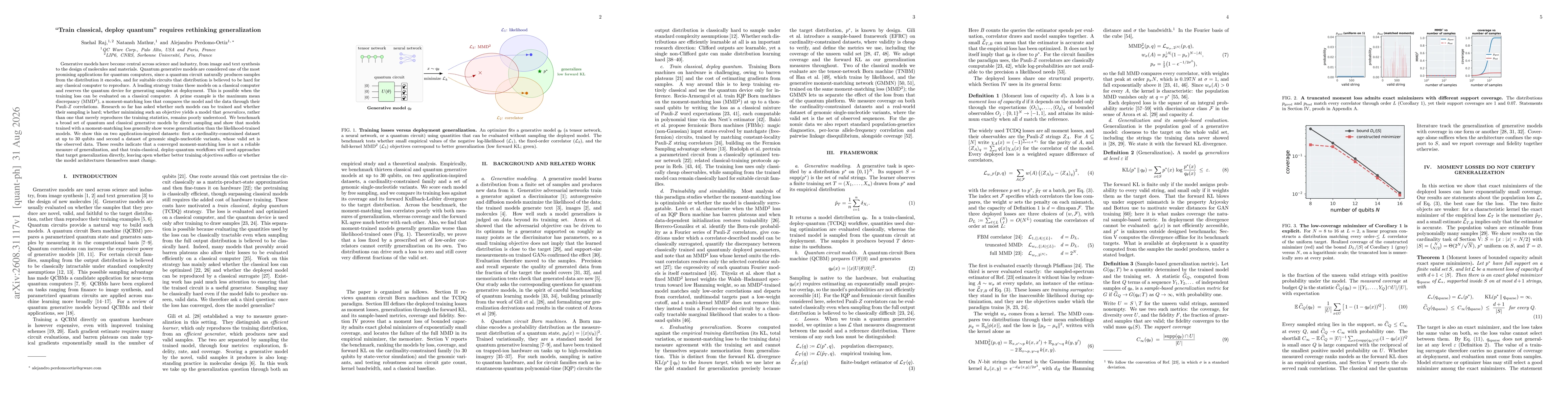 Thumbnail for "Train classical, deploy quantum" requires rethinking generalization