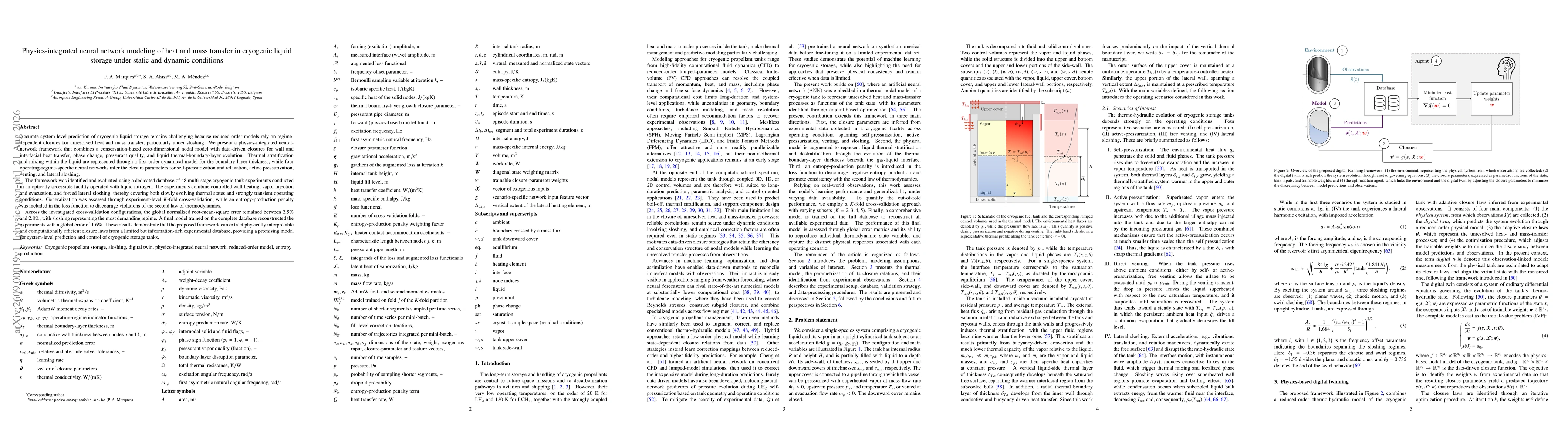 Thumbnail for Physics-integrated neural network modeling of heat and mass transfer in cryogenic liquid storage under static and dynamic conditions