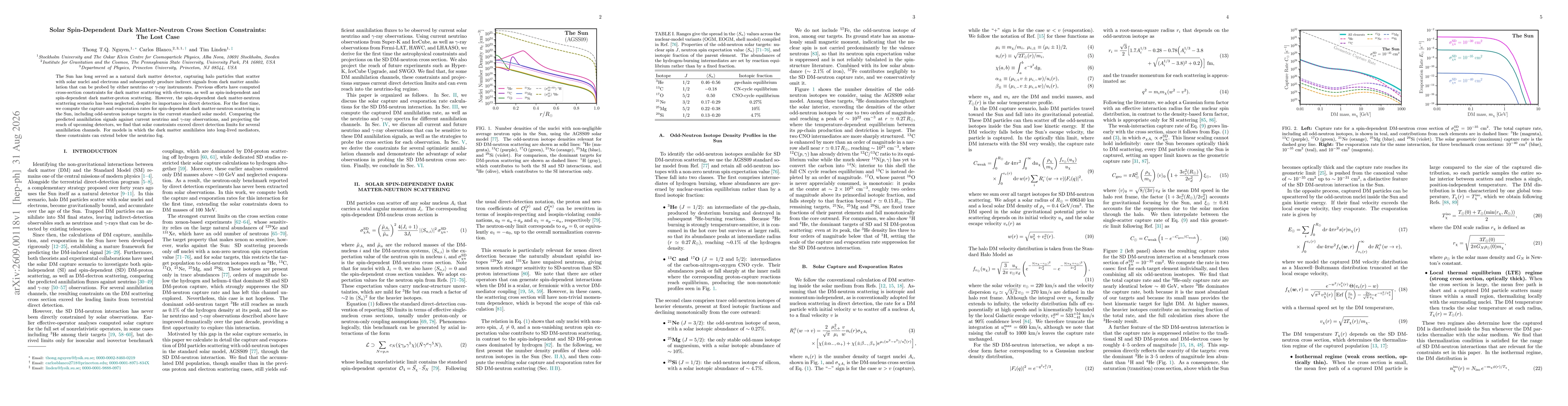 Thumbnail for Solar Spin-Dependent Dark Matter-Neutron Cross Section Constraints: The Lost Case