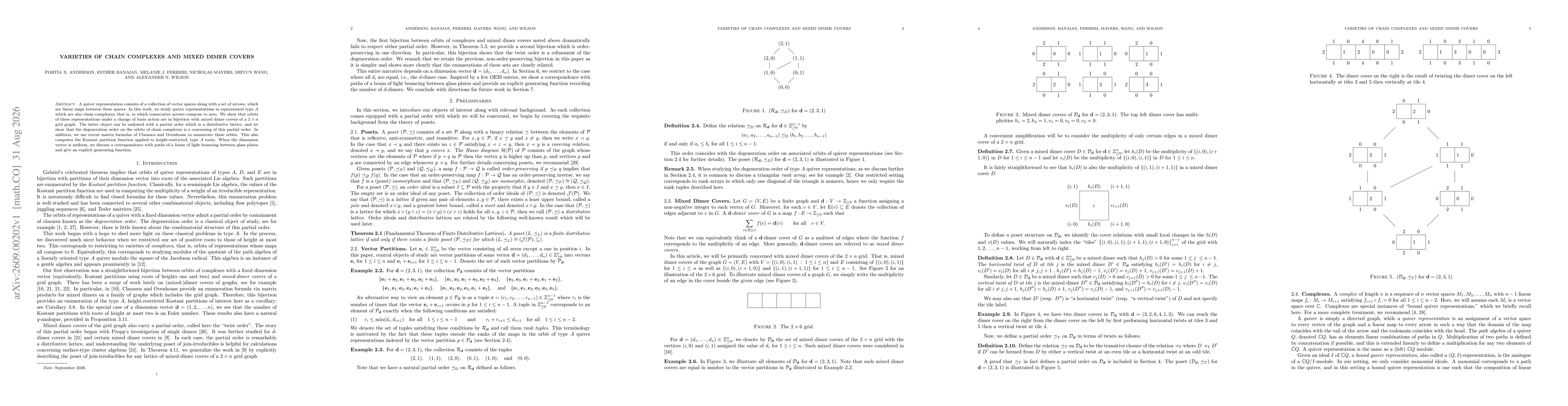 Thumbnail for Varieties of chain complexes and mixed dimer covers