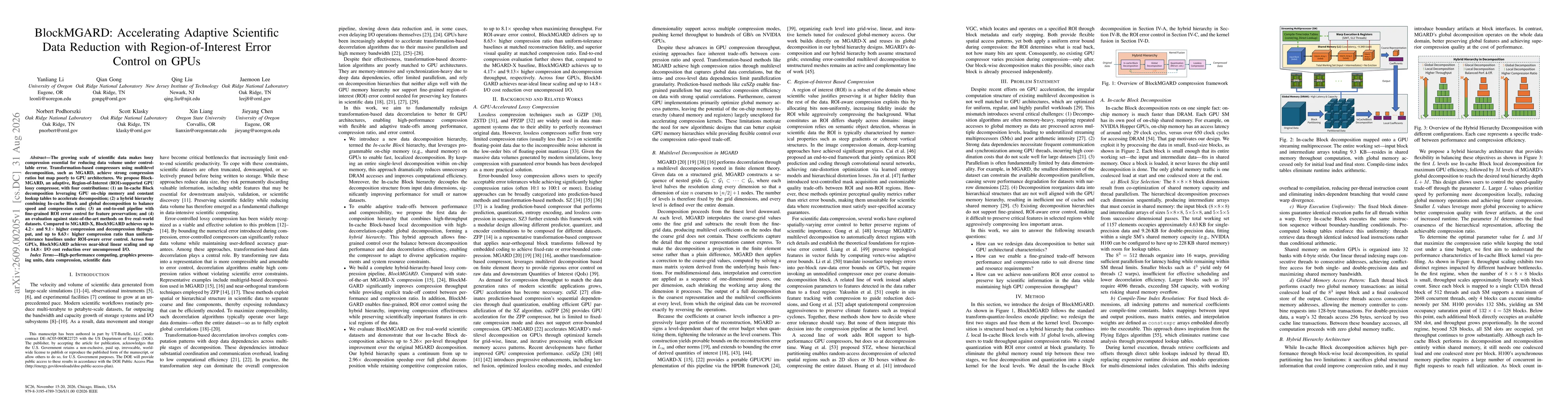 Thumbnail for BlockMGARD: Accelerating Adaptive Scientific Data Reduction with Region-of-Interest Error Control on GPUs