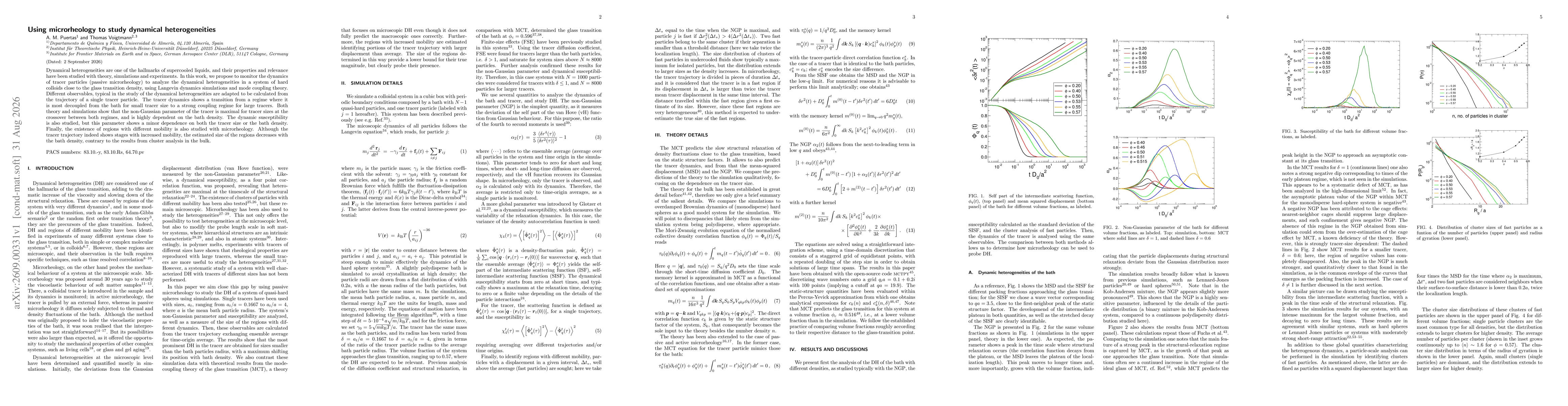 Thumbnail for Using microrheology to study dynamical heterogeneities