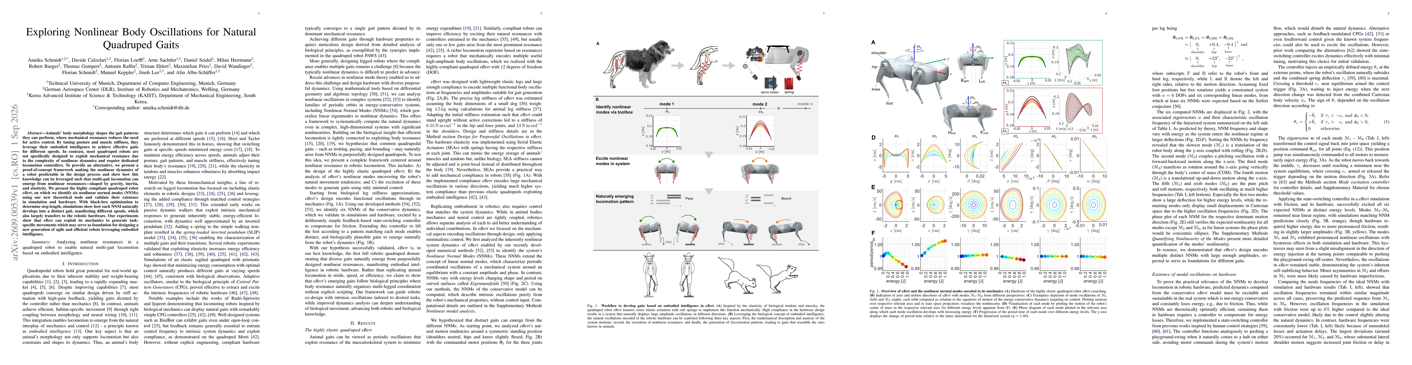 Thumbnail for Exploring Nonlinear Body Oscillations for Natural Quadruped Gaits