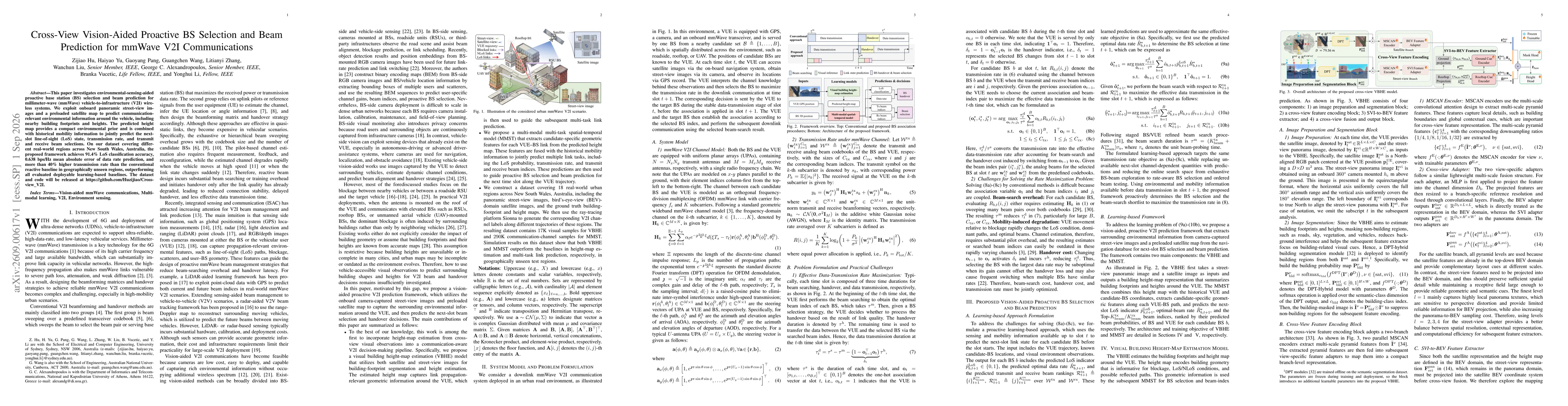 Thumbnail for Cross-View Vision-Aided Proactive BS Selection and Beam Prediction for mmWave V2I Communications