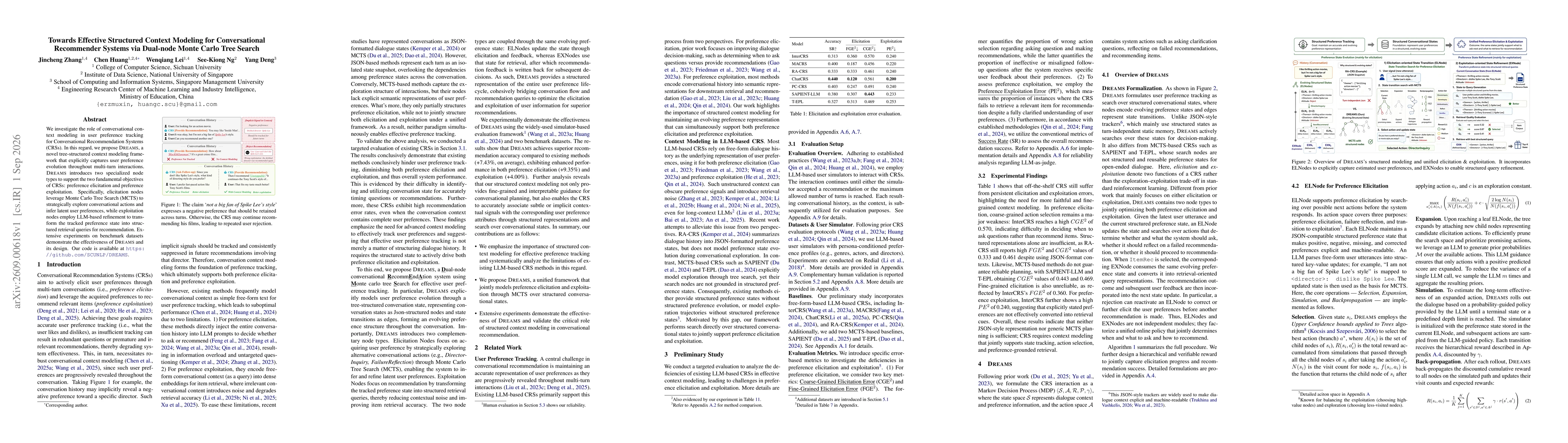 Thumbnail for Towards Effective Structured Context Modeling for Conversational Recommender Systems via Dual-node Monte Carlo Tree Search