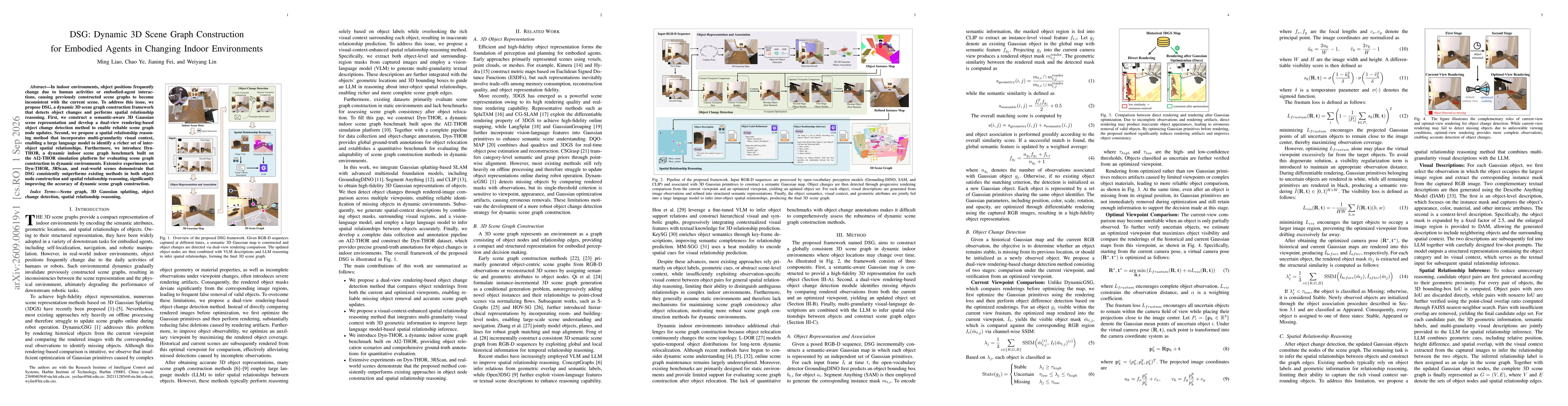 Thumbnail for DSG: Dynamic 3D Scene Graph Construction for Embodied Agents in Changing Indoor Environments