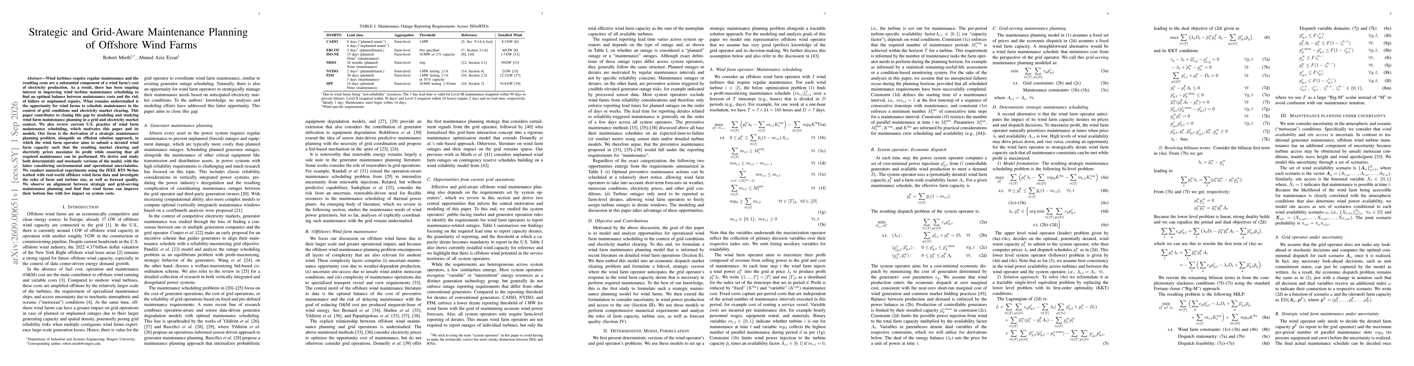Thumbnail for Strategic and Grid-Aware Maintenance Planning of Offshore Wind Farms