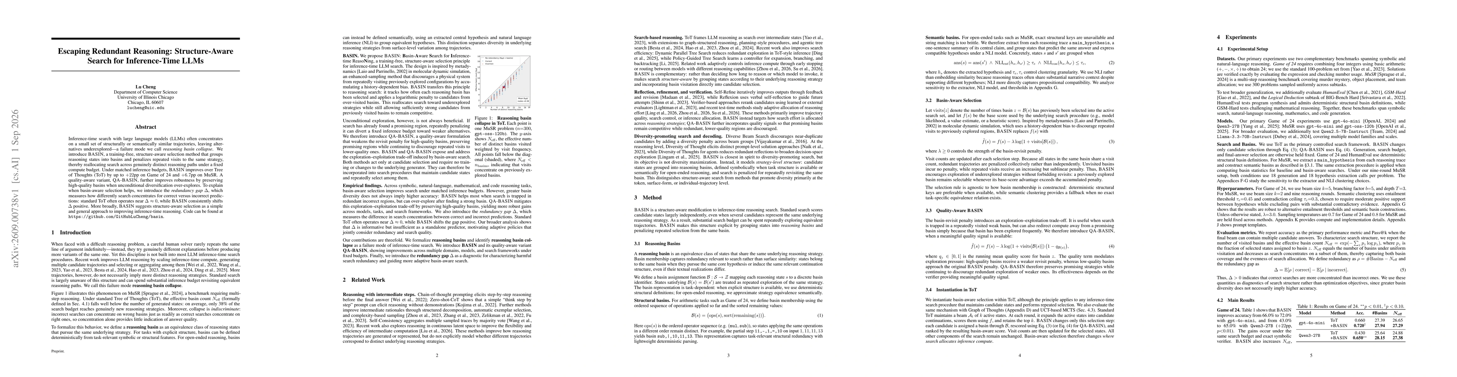 Thumbnail for Escaping Redundant Reasoning: Structure-Aware Search for Inference-Time LLMs