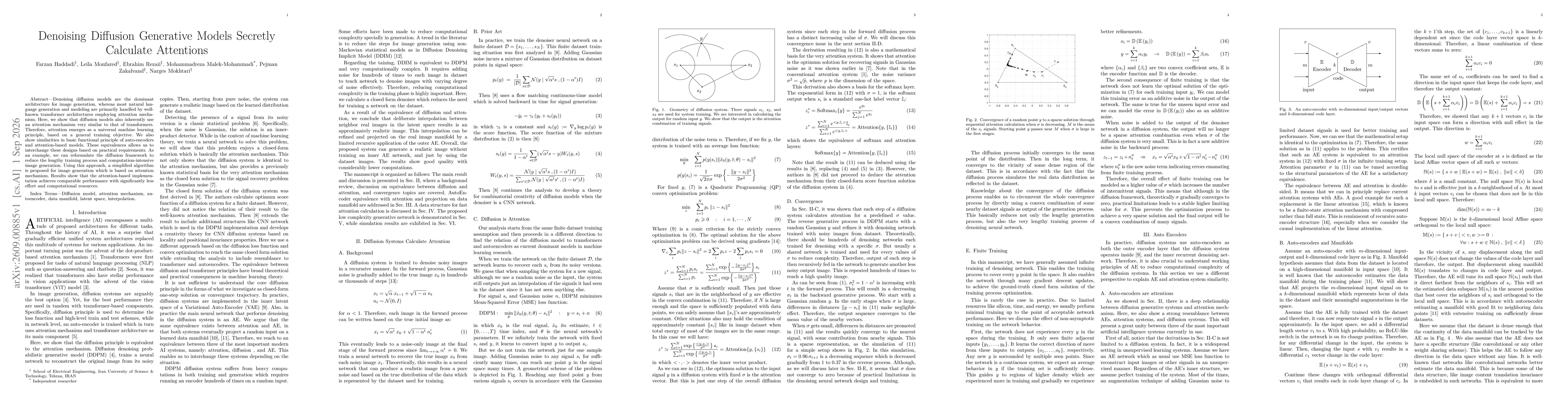 Thumbnail for Denoising Diffusion Generative Models Secretly Calculate Attentions