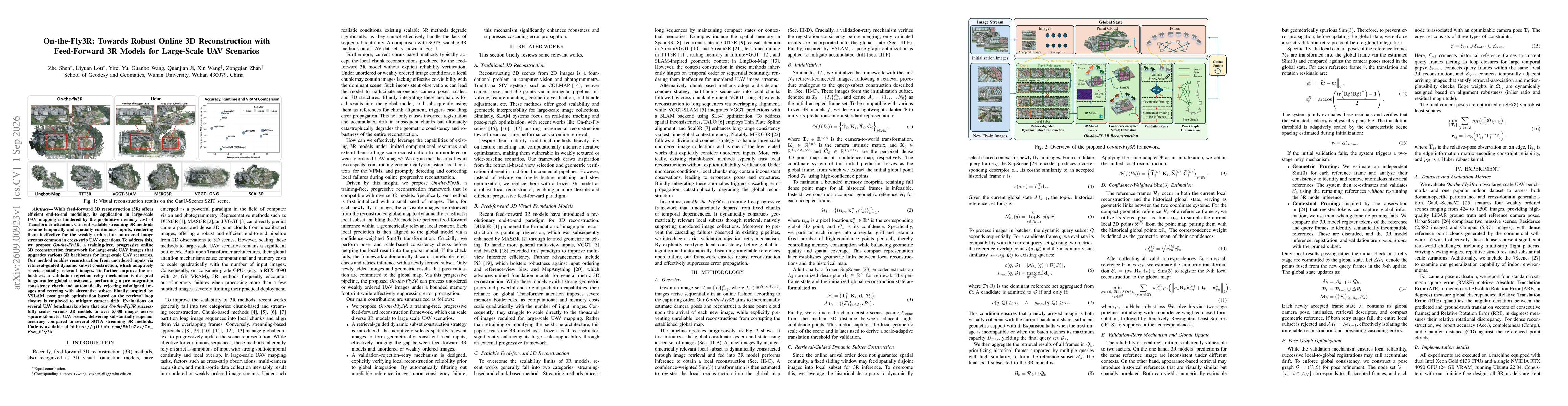 Thumbnail for On-the-Fly3R: Towards Robust Online 3D Reconstruction with Feed-Forward 3R Models for Large-Scale UAV Scenarios