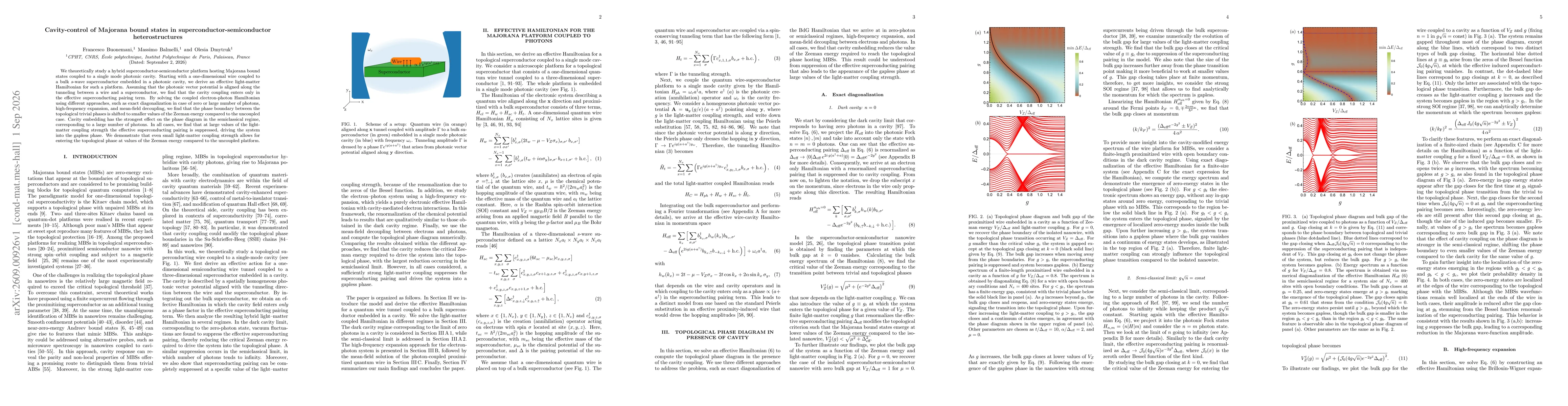 Thumbnail for Cavity-control of Majorana bound states in superconductor-semiconductor heterostructures