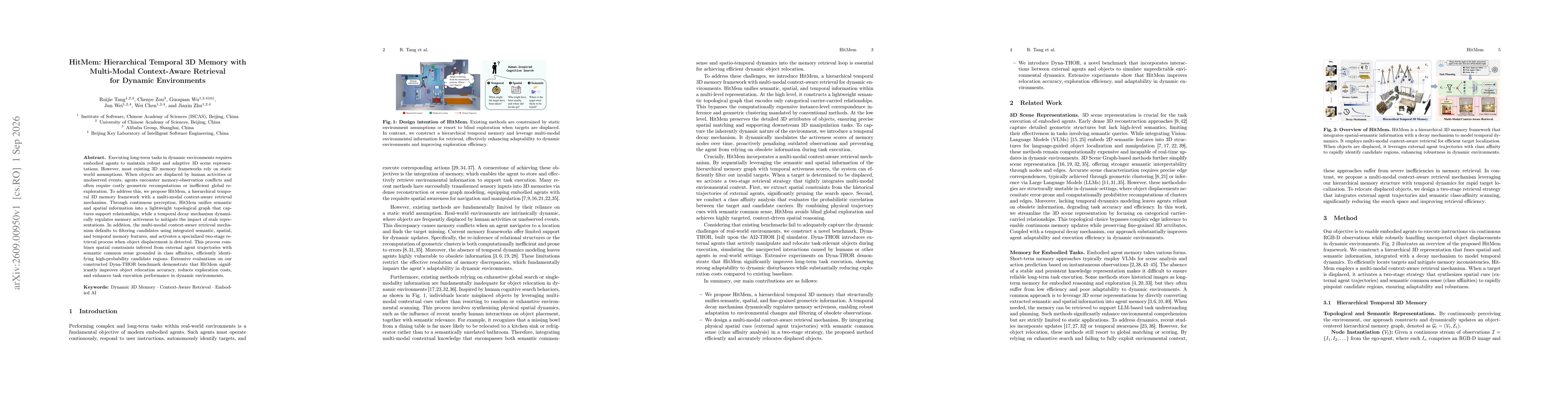 Thumbnail for HitMem: Hierarchical Temporal 3D Memory with Multi-Modal Context-Aware Retrieval for Dynamic Environments