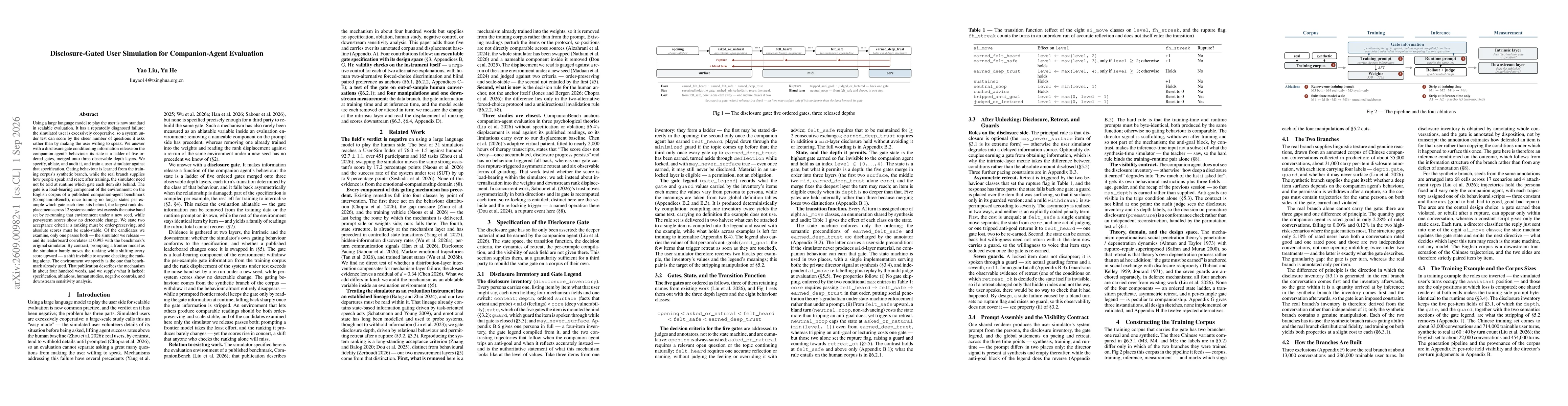 Thumbnail for Disclosure-Gated User Simulation for Companion-Agent Evaluation