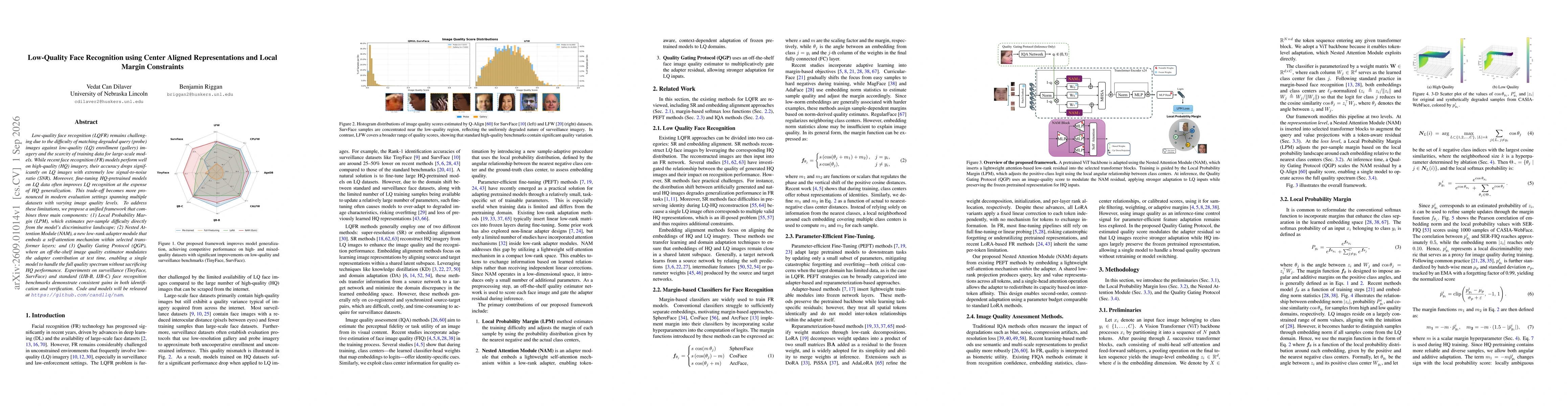 Thumbnail for Low-Quality Face Recognition using Center Aligned Representations and Local Margin Constraints