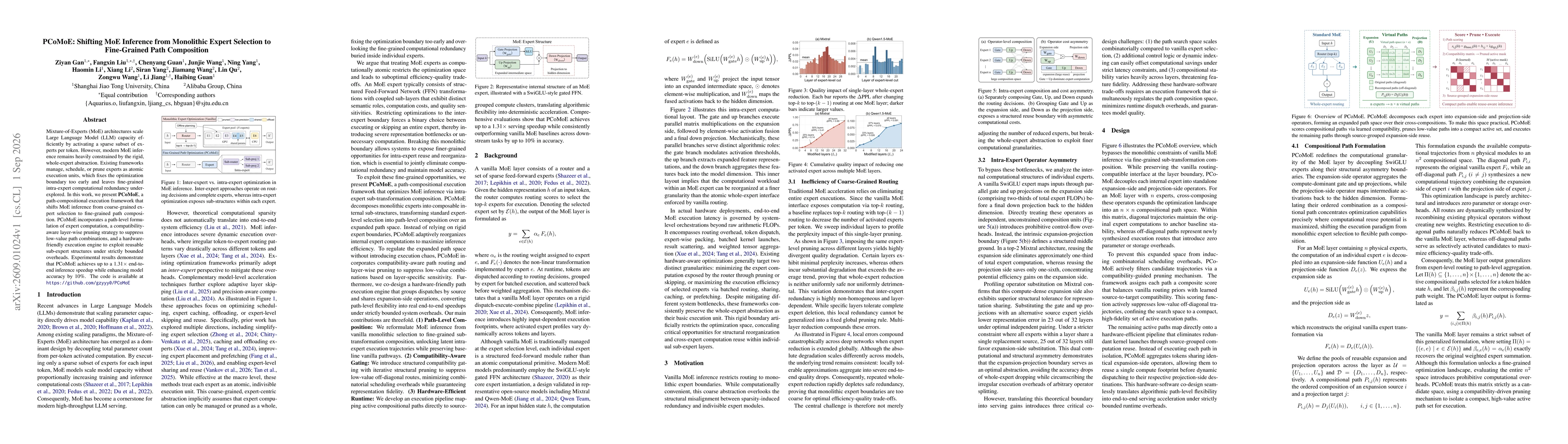 Thumbnail for PCoMoE: Shifting MoE Inference from Monolithic Expert Selection to Fine-Grained Path Composition