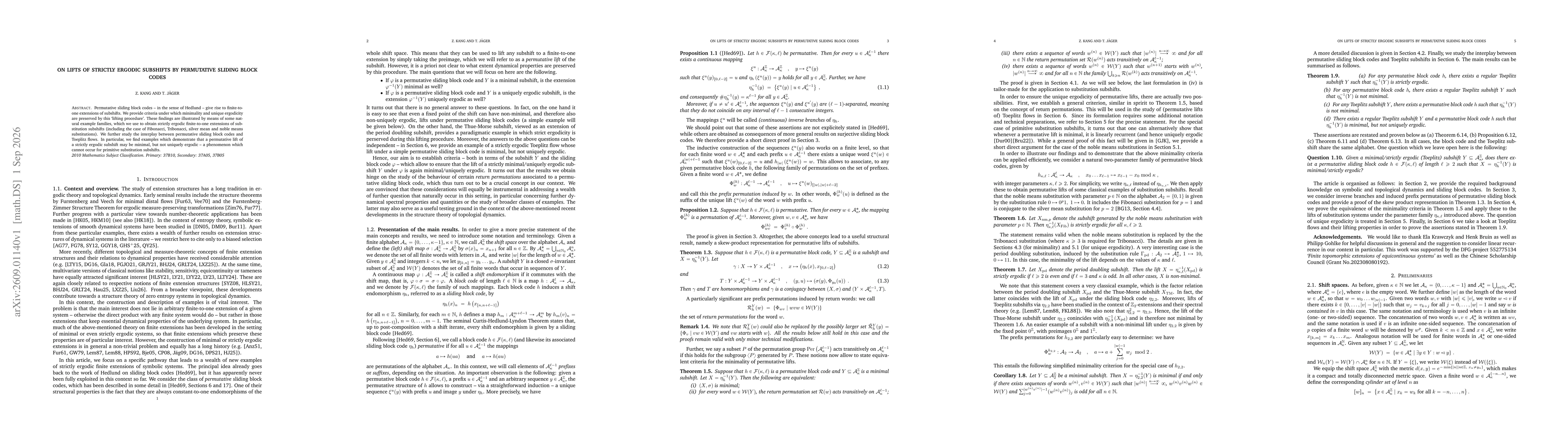 Thumbnail for Lifts of strictly ergodic subshifts by permutative sliding block codes
