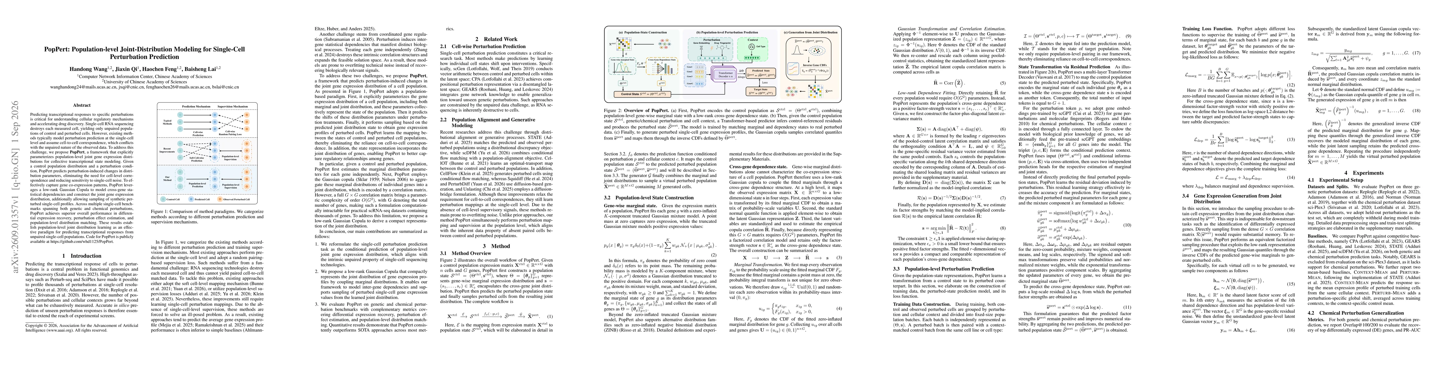 Thumbnail for PopPert: Population-level Joint-Distribution Modeling for Single-Cell Perturbation Prediction