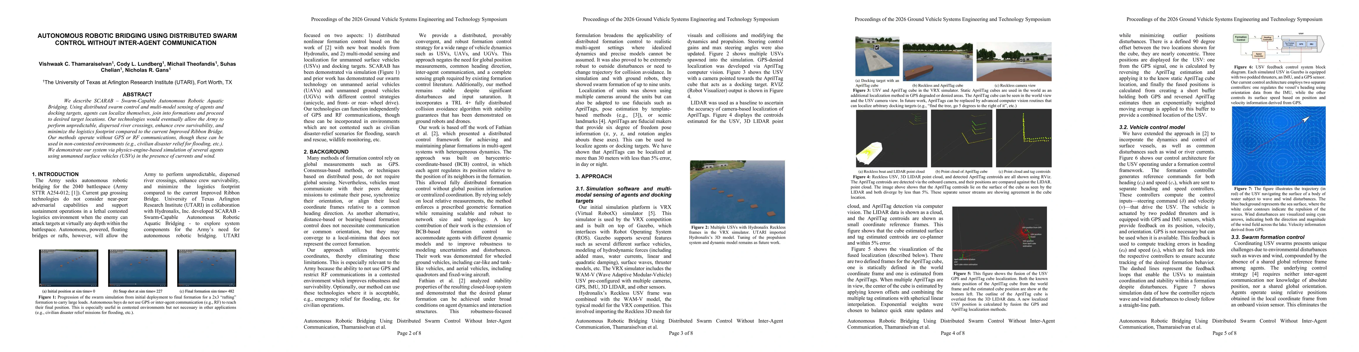 Thumbnail for Autonomous robotic bridging using distributed swarm control without inter-agent communication