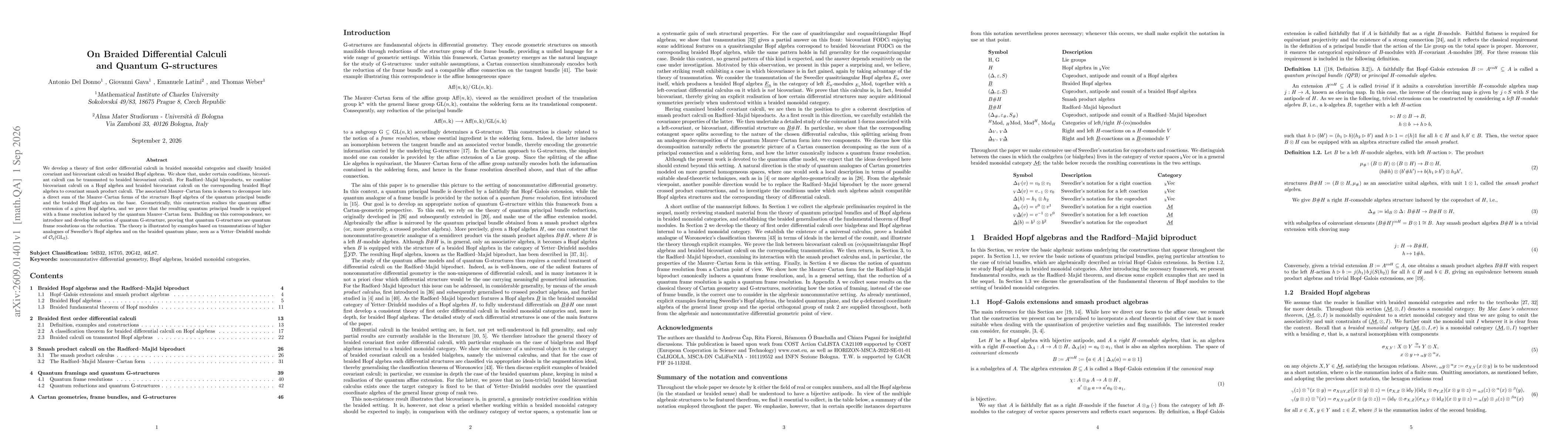 Thumbnail for On Braided Differential Calculi and Quantum G-structures