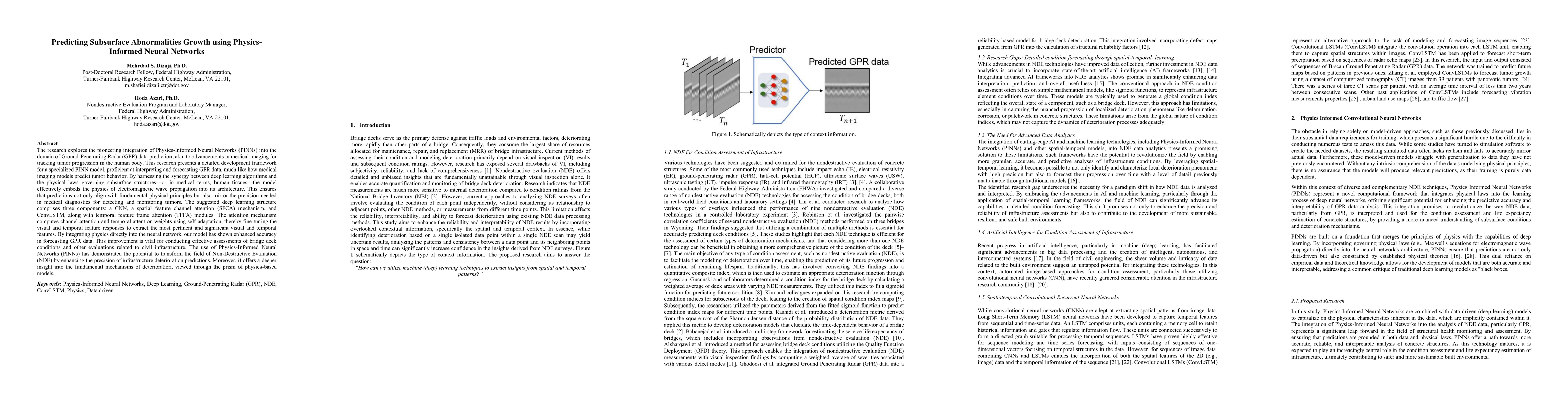Thumbnail for Predicting Subsurface Abnormalities Growth using Physics-Informed Neural Networks