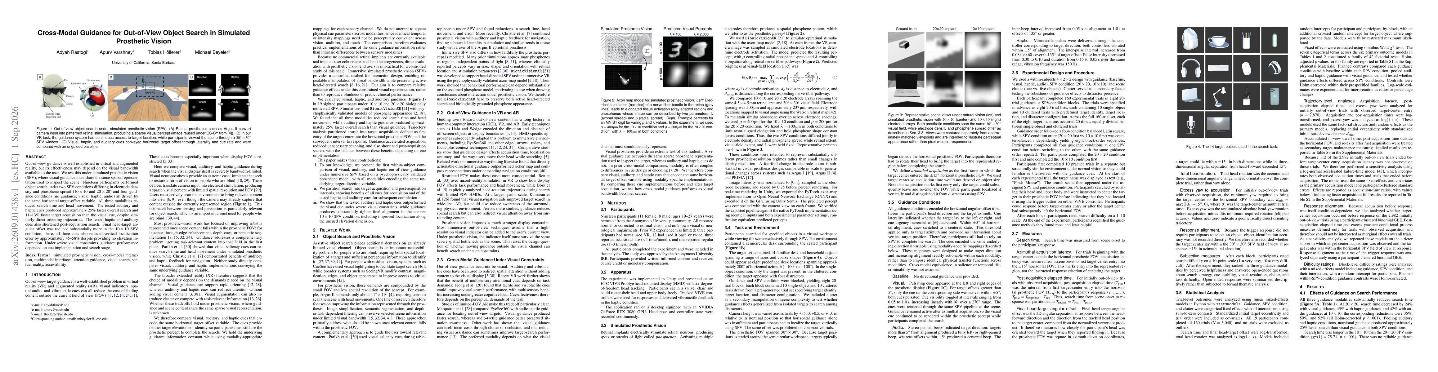 Thumbnail for Cross-Modal Guidance for Out-of-View Object Search in Simulated Prosthetic Vision