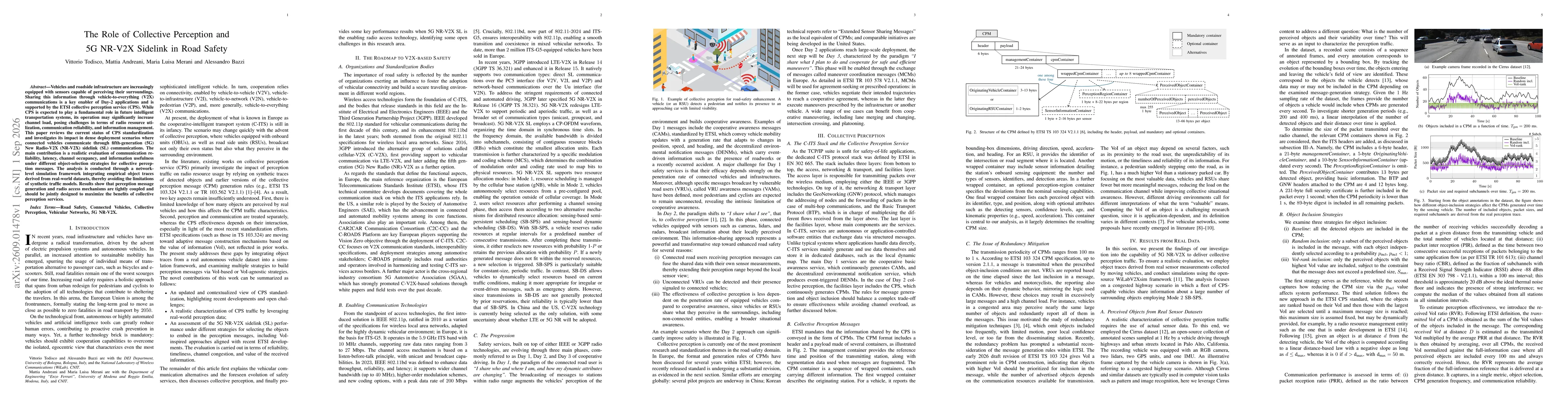 Thumbnail for The Role of Collective Perception and 5G NR-V2X Sidelink in Road Safety